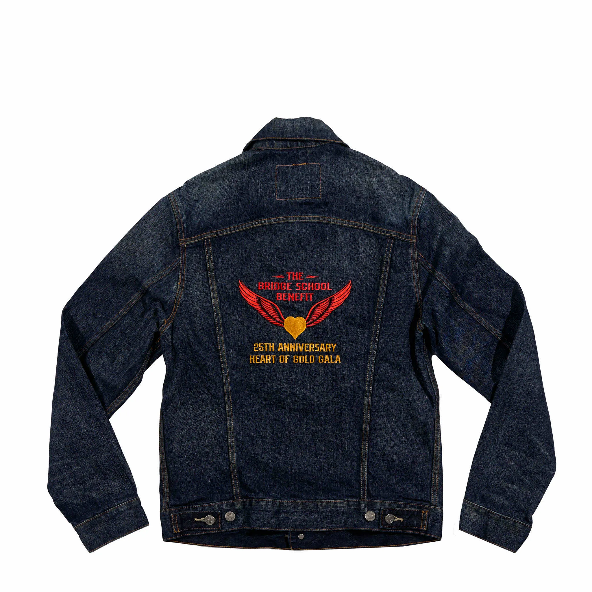 2011 - 25th Bridge School Benefit customized Levi's Denim Trucker Jacket