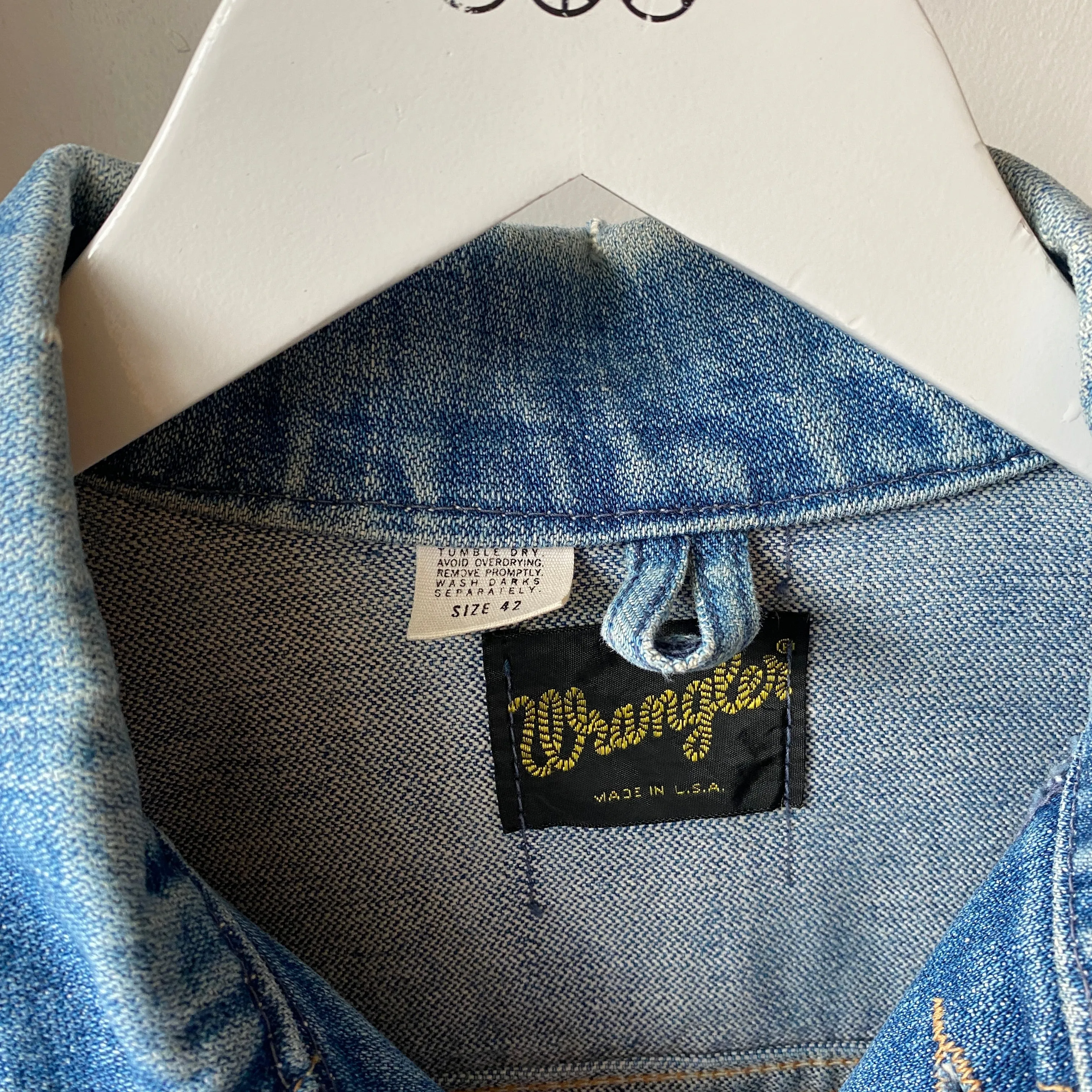 80's Wrangler Trucker Jacket - Large