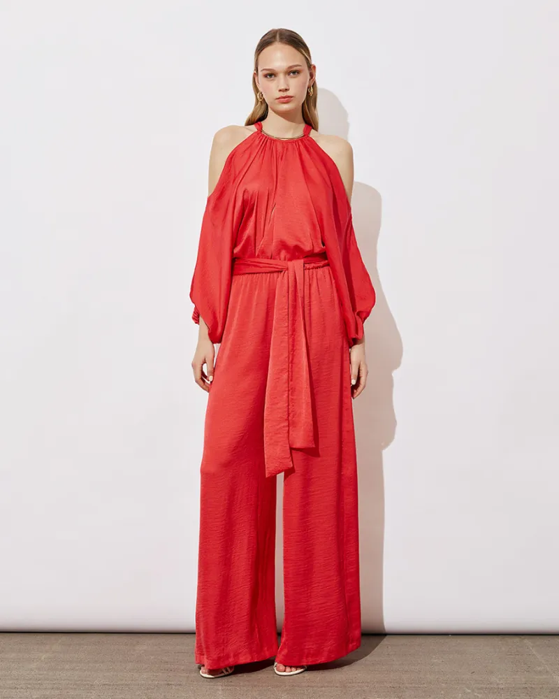 Access - Cut Out Shoulder Jumpsuit