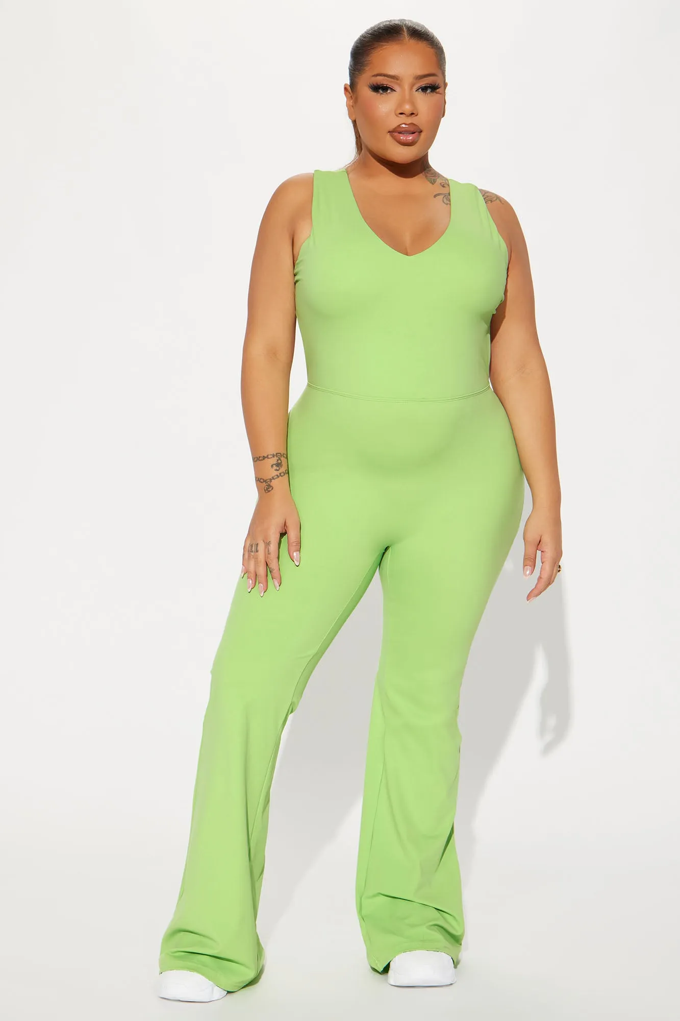 Alexus Active Jumpsuit - Sage