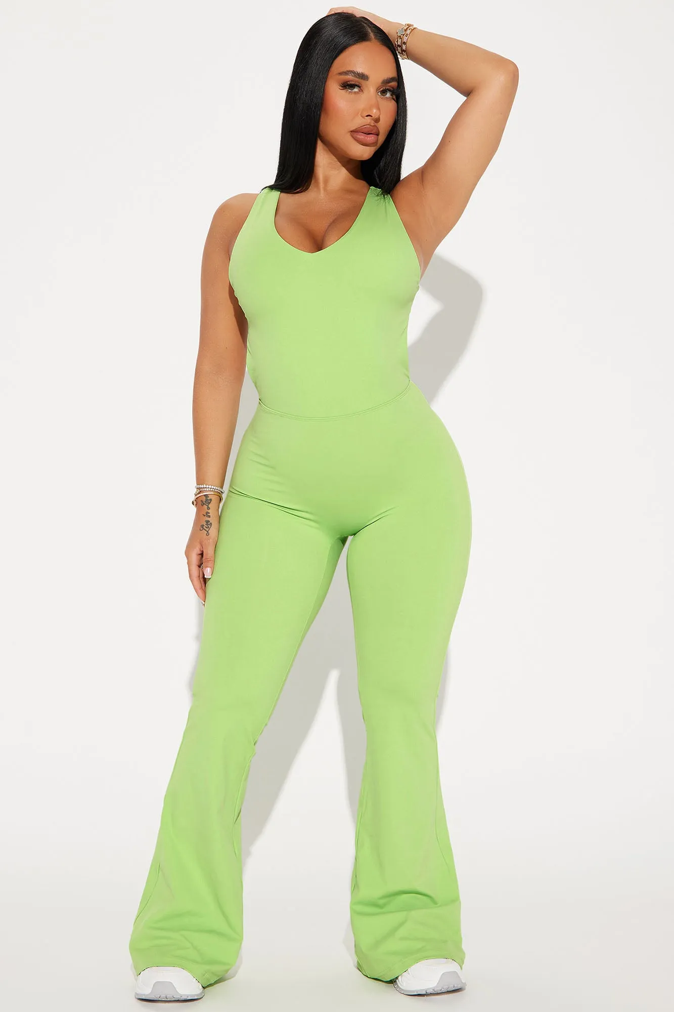 Alexus Active Jumpsuit - Sage