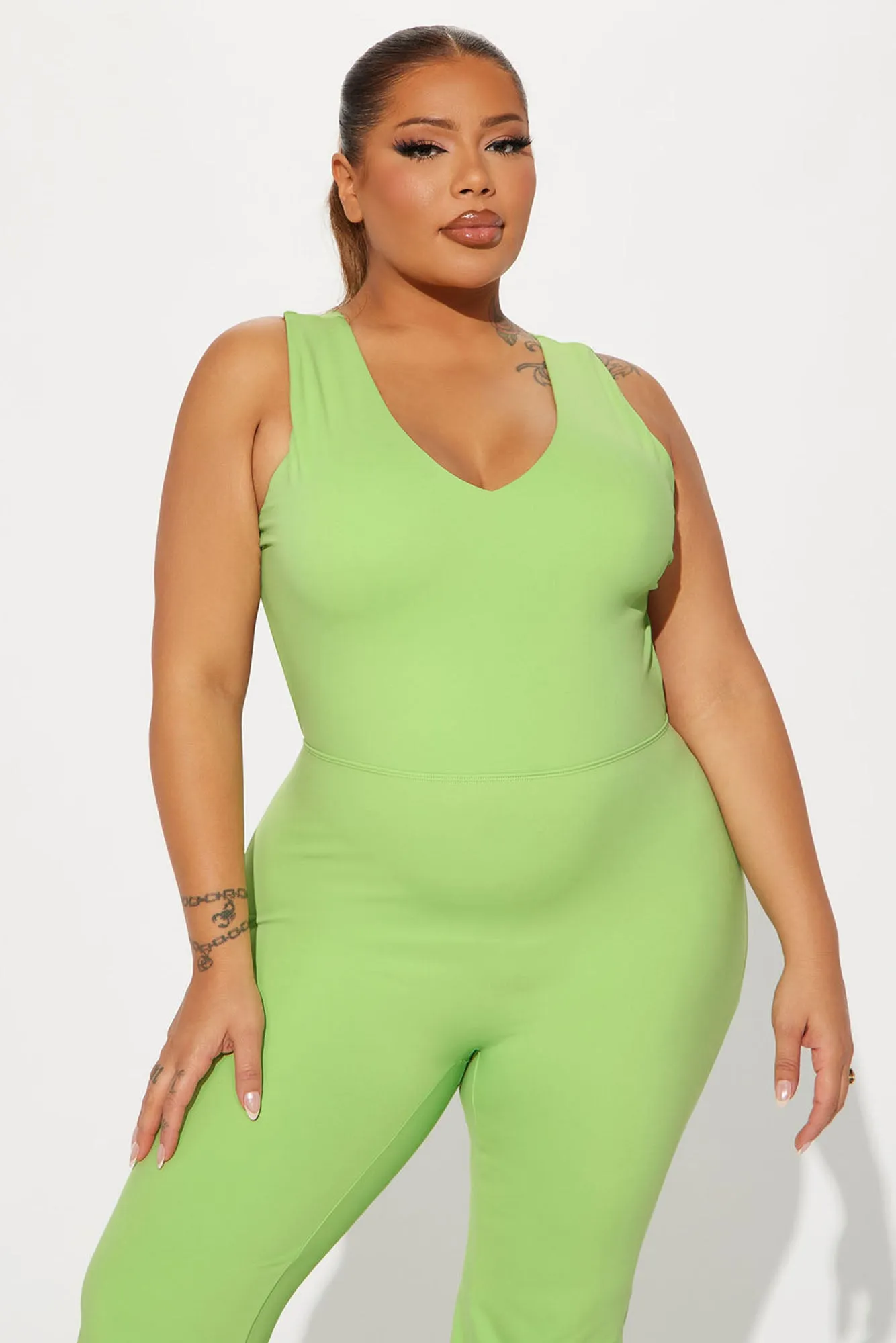 Alexus Active Jumpsuit - Sage