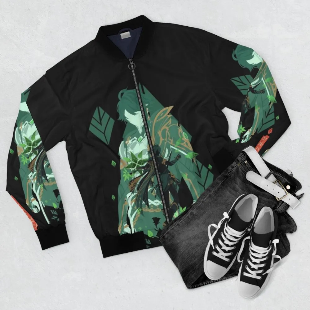 Alhaitham Genshin Impact Bomber Jacket