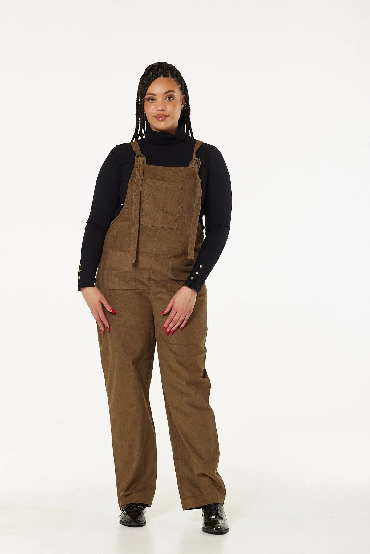 Alma Khaki Dungarees