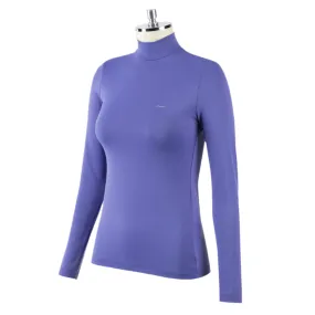 Animo Italia Dullip Woman's Long Sleeve Turtle Neck, Viola Lollipop