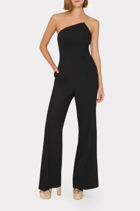 Atlas Cady One Shoulder Jumpsuit - Black