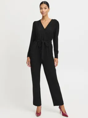 B Young ByTacha Jumpsuit Black Mix