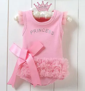 Baby girls princess clothing set cotton jumpsuit infant bodysuit kid Children clothing