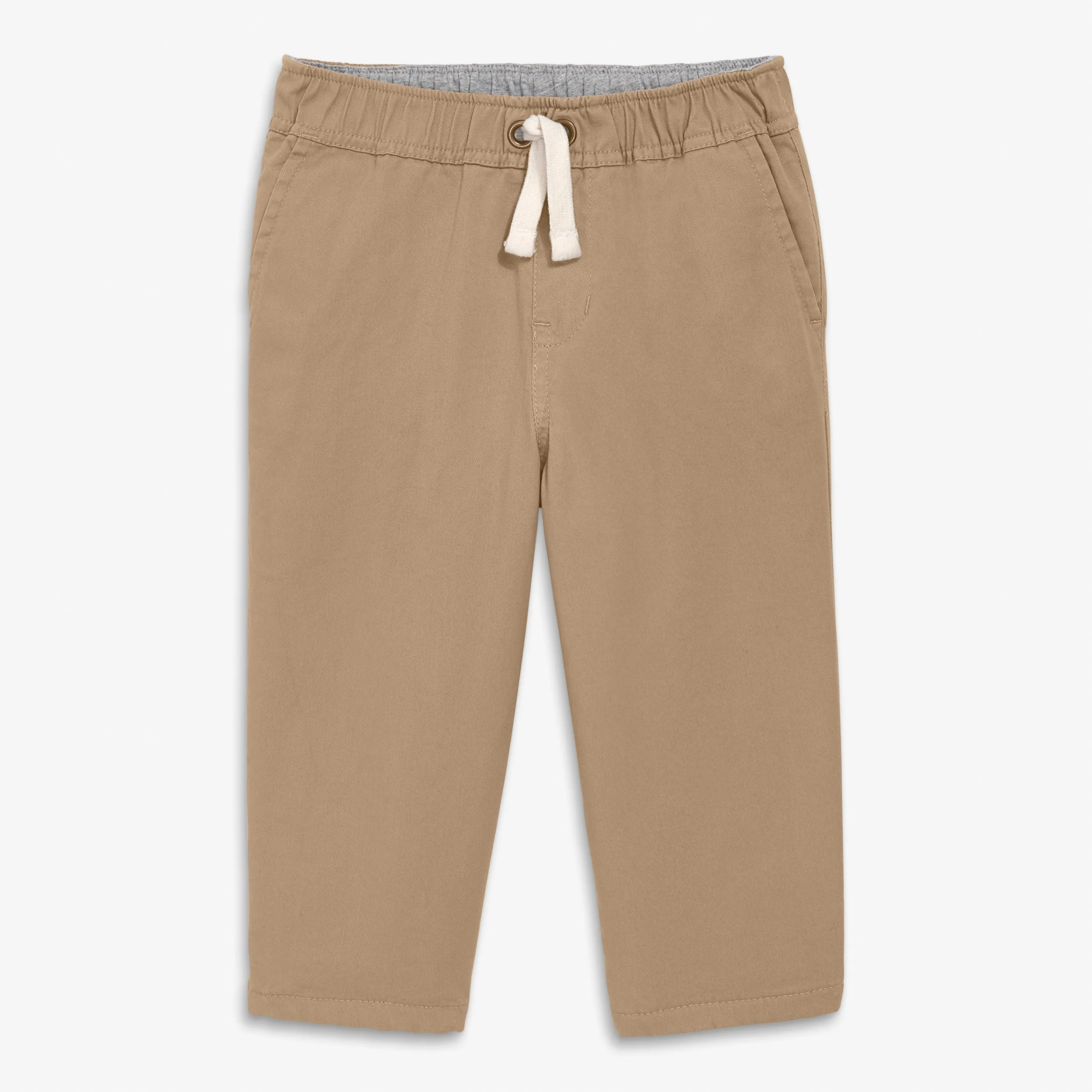 Baby lined stretch chino drawstring pant