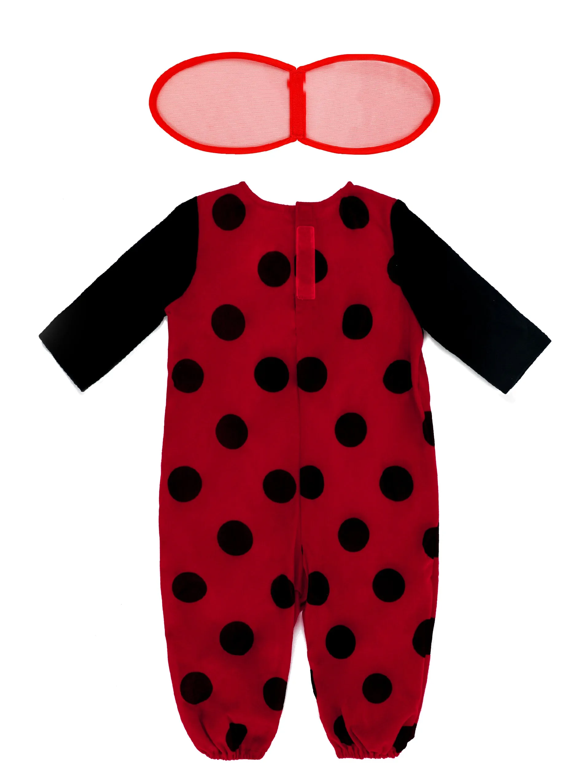 Baby Toddlers Ladybug Onesie Hat Wings Set Halloween Costume