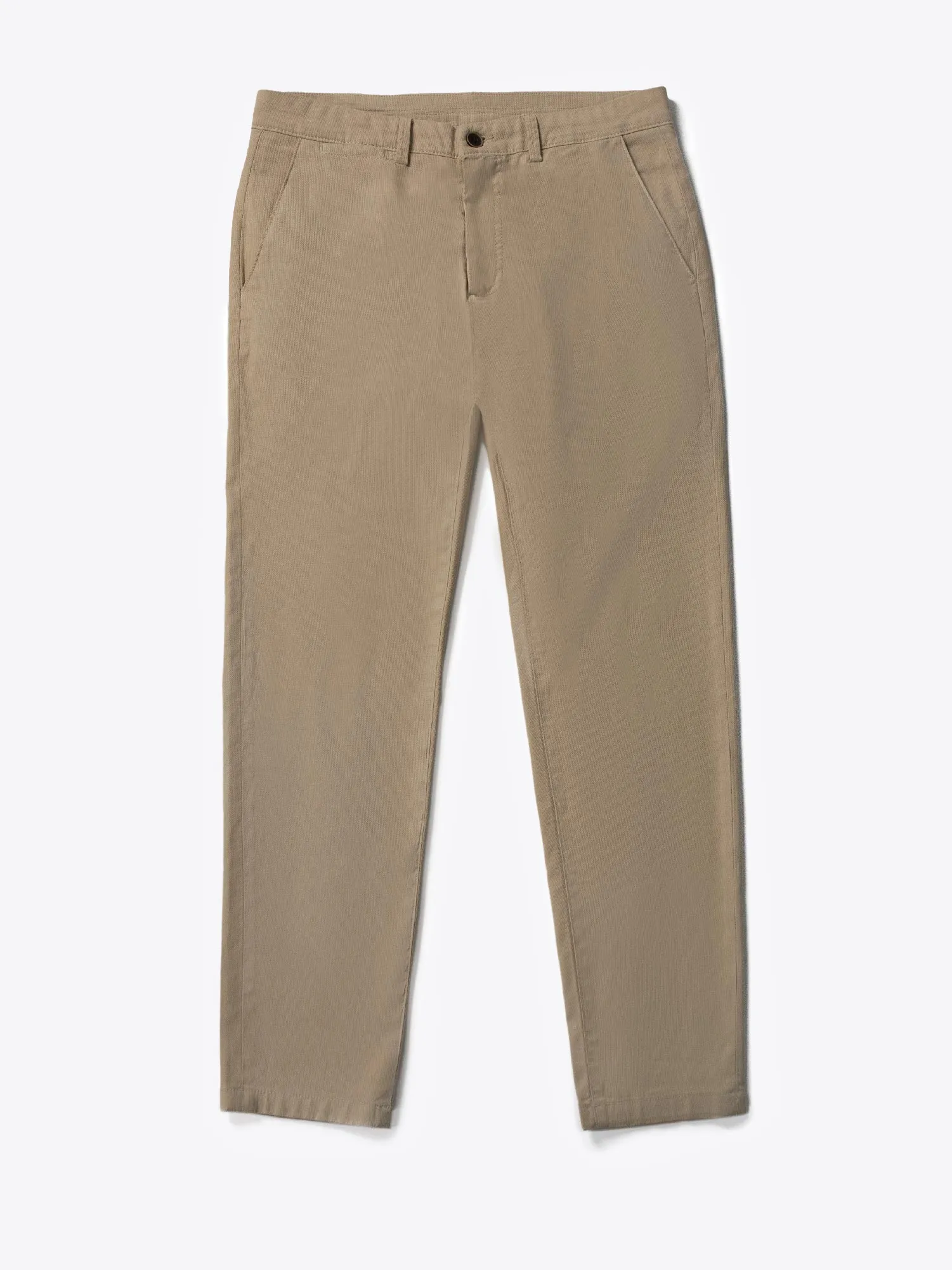 Beige Slim Fit Chino Pants