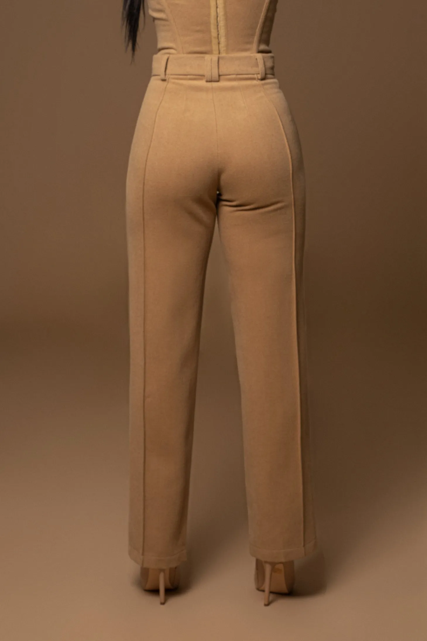 Beige STAY SHARP TROUSER