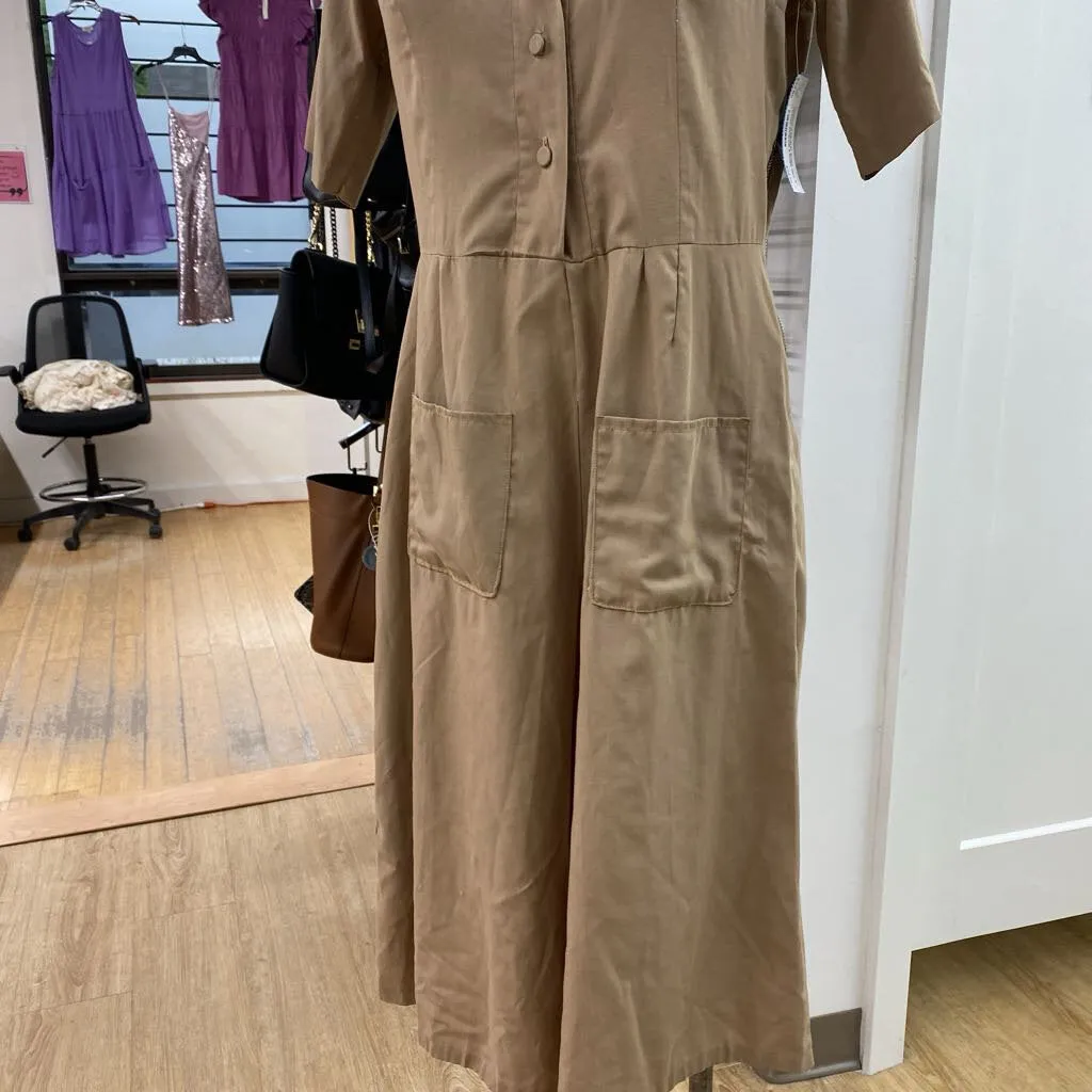 Beige vintage jumpsuit S