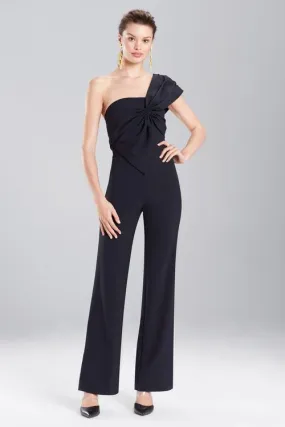 Bistretch One-Shoulder Jumpsuit