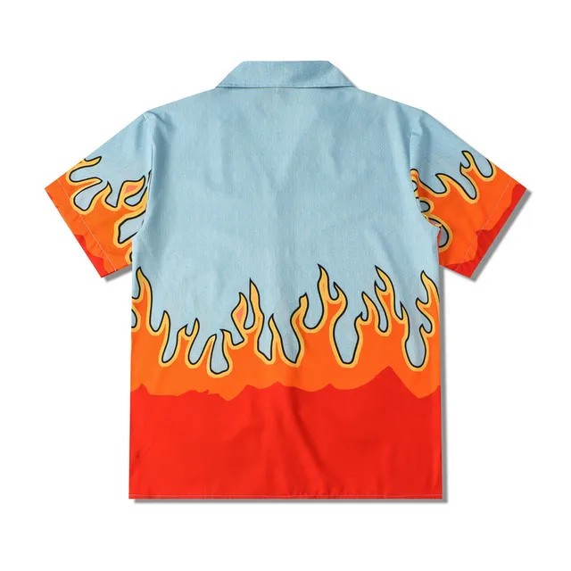 Blue Flames Shirt