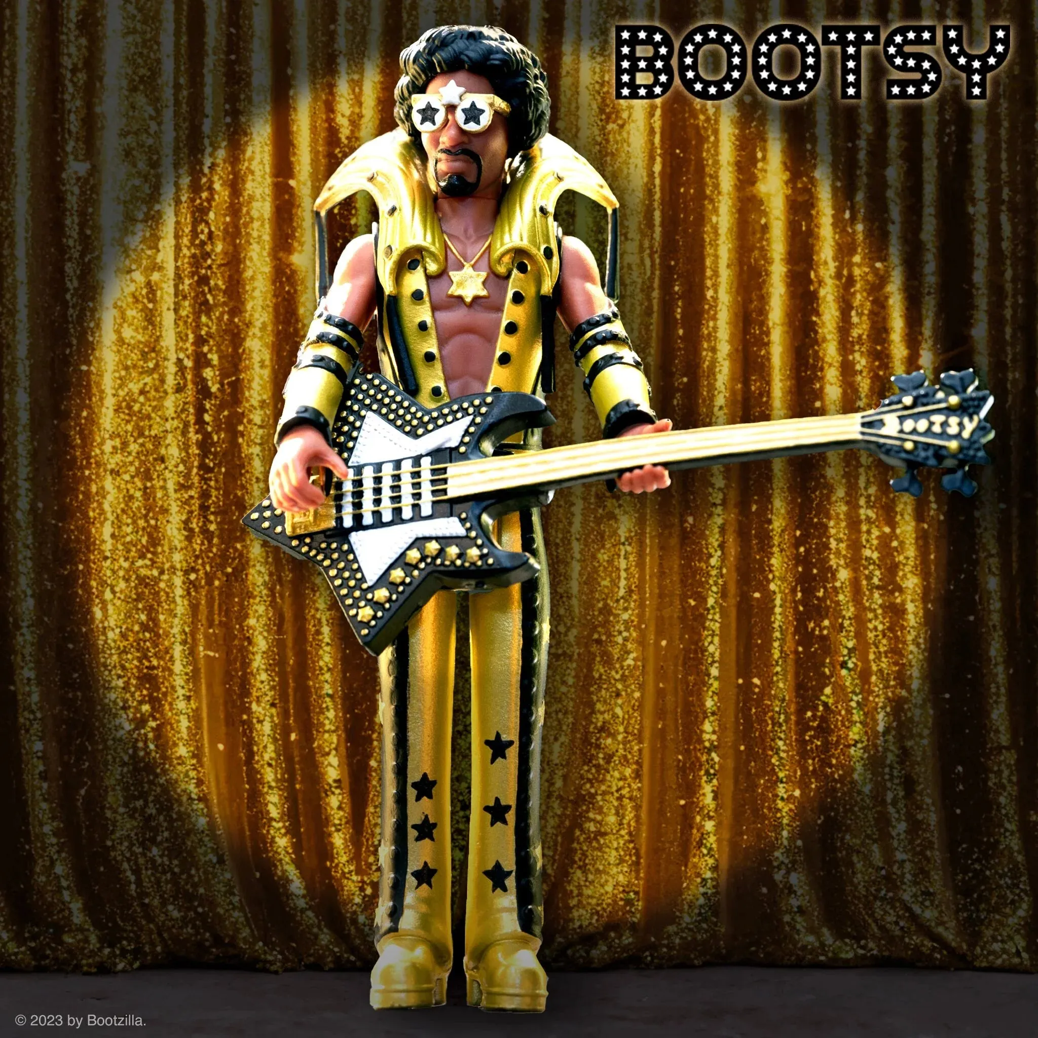 Bootsy Collins ReAction Figure Bootsy Collins (Black And Gold)