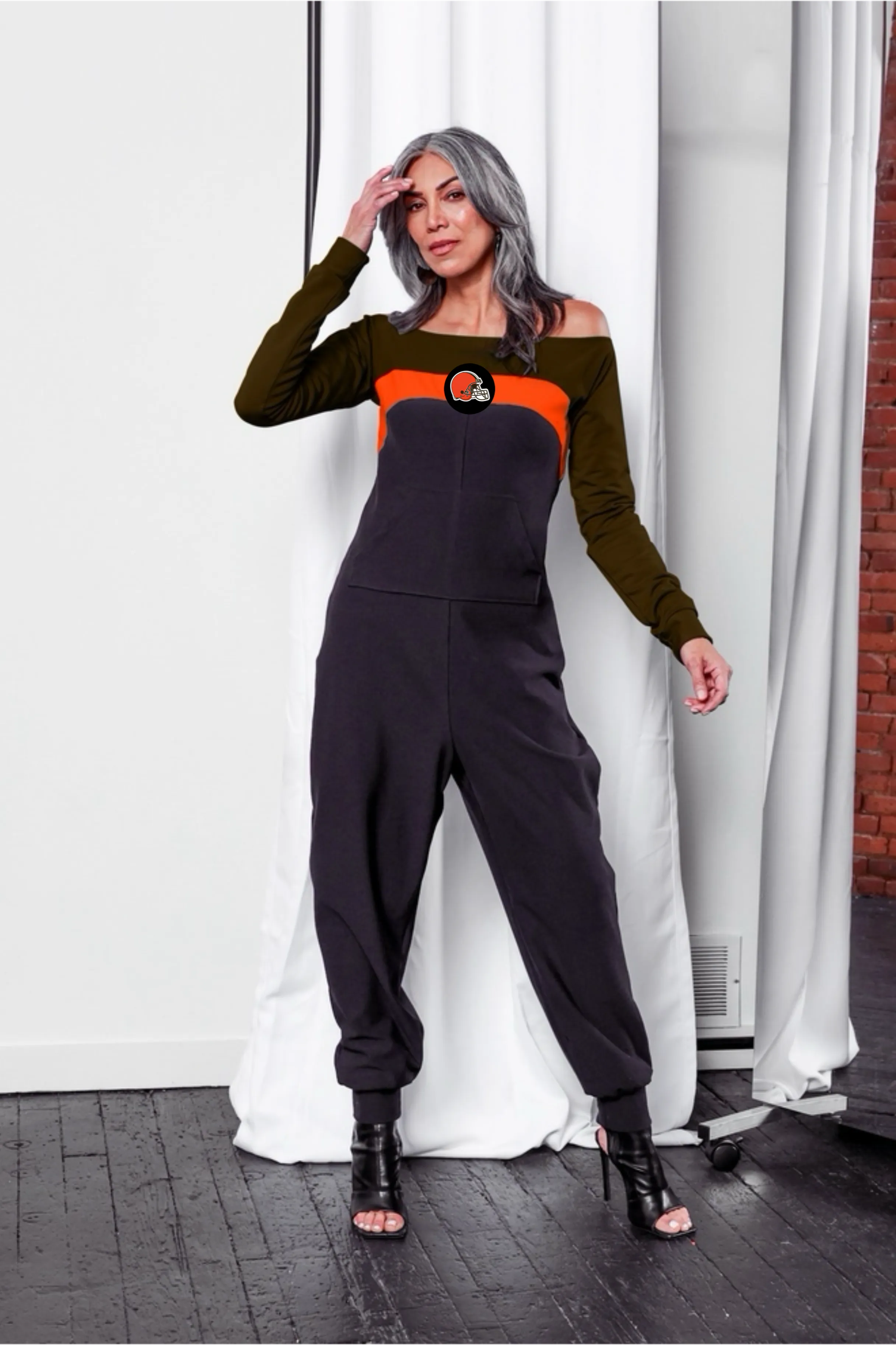 Cleveland Browns Color Block Jumpsuit