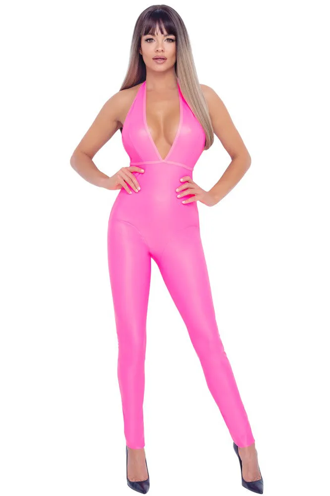 Cottelli Party Pink Jumpsuit