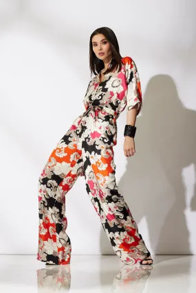 Cressida Printed Silk Twill Jumpsuit