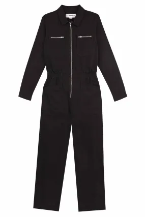 Danny Boilersuit Black Canvas