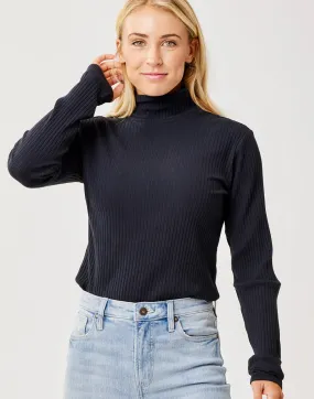 Denise Turtleneck: Black