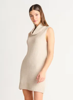 Dex Riley Sleeveless Turtleneck Dress