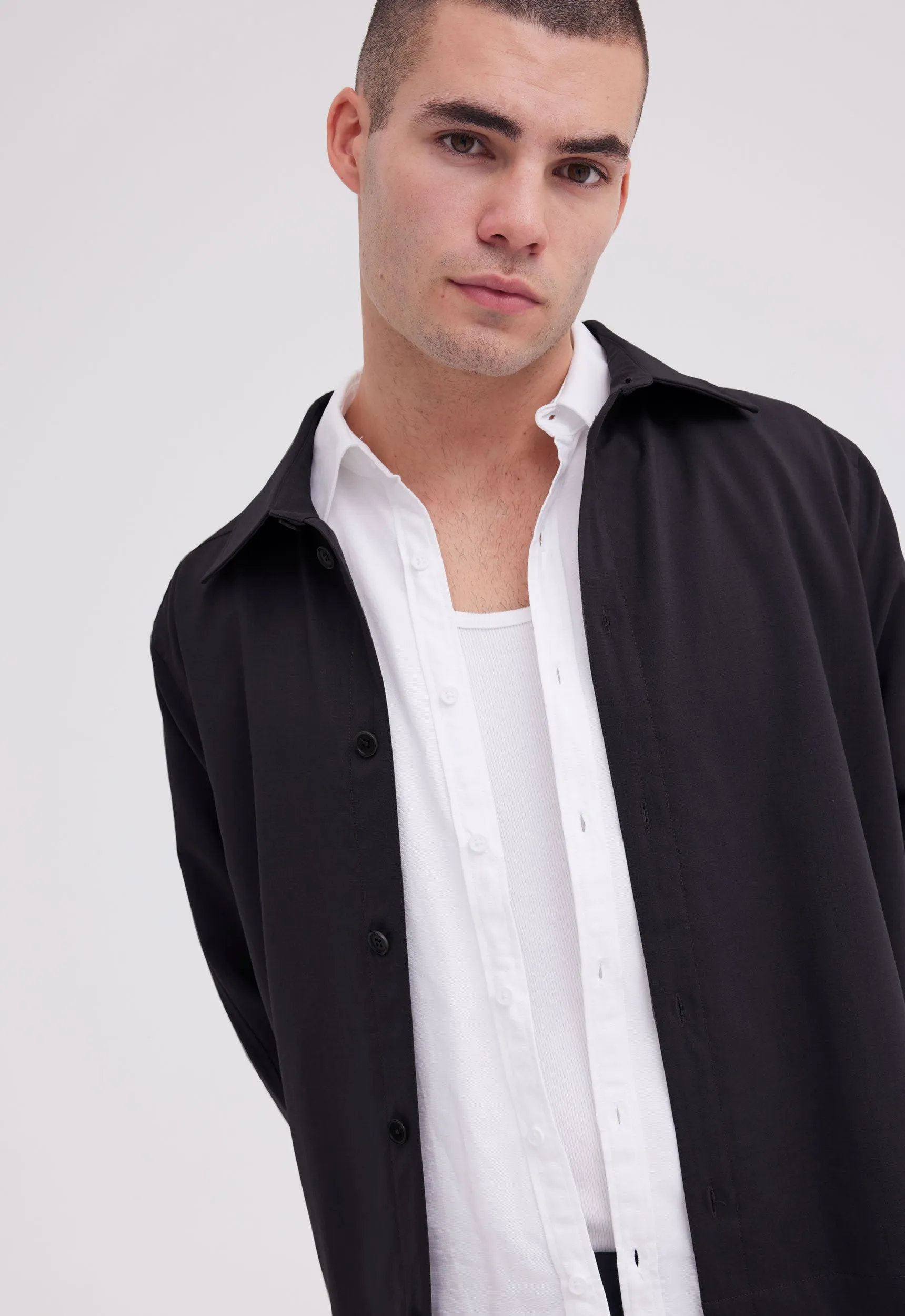 Divvy Merino Wool Jacket - Black