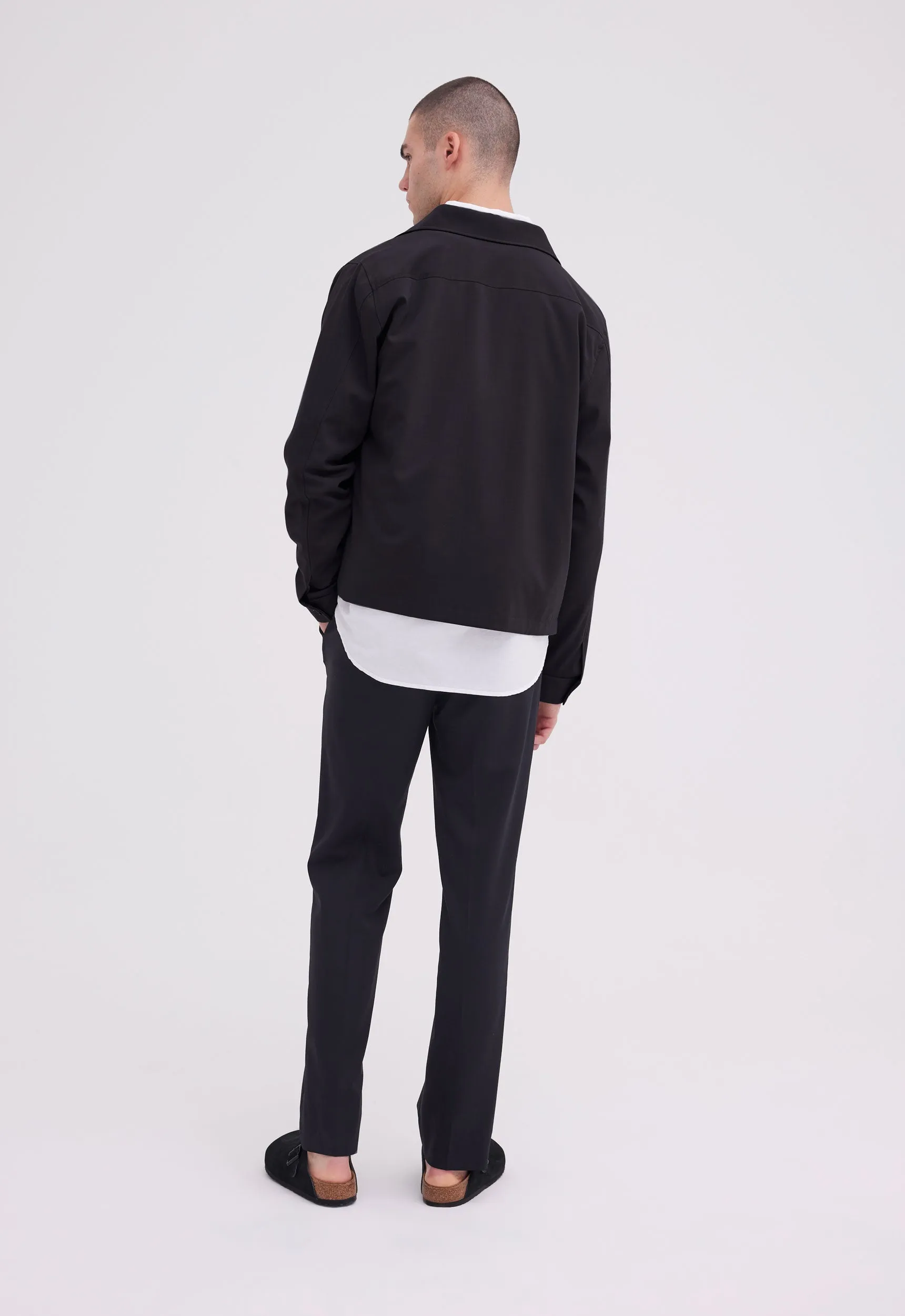 Divvy Merino Wool Jacket - Black