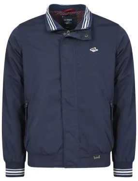 Dorando Bomber Jacket in Blue - Le Shark