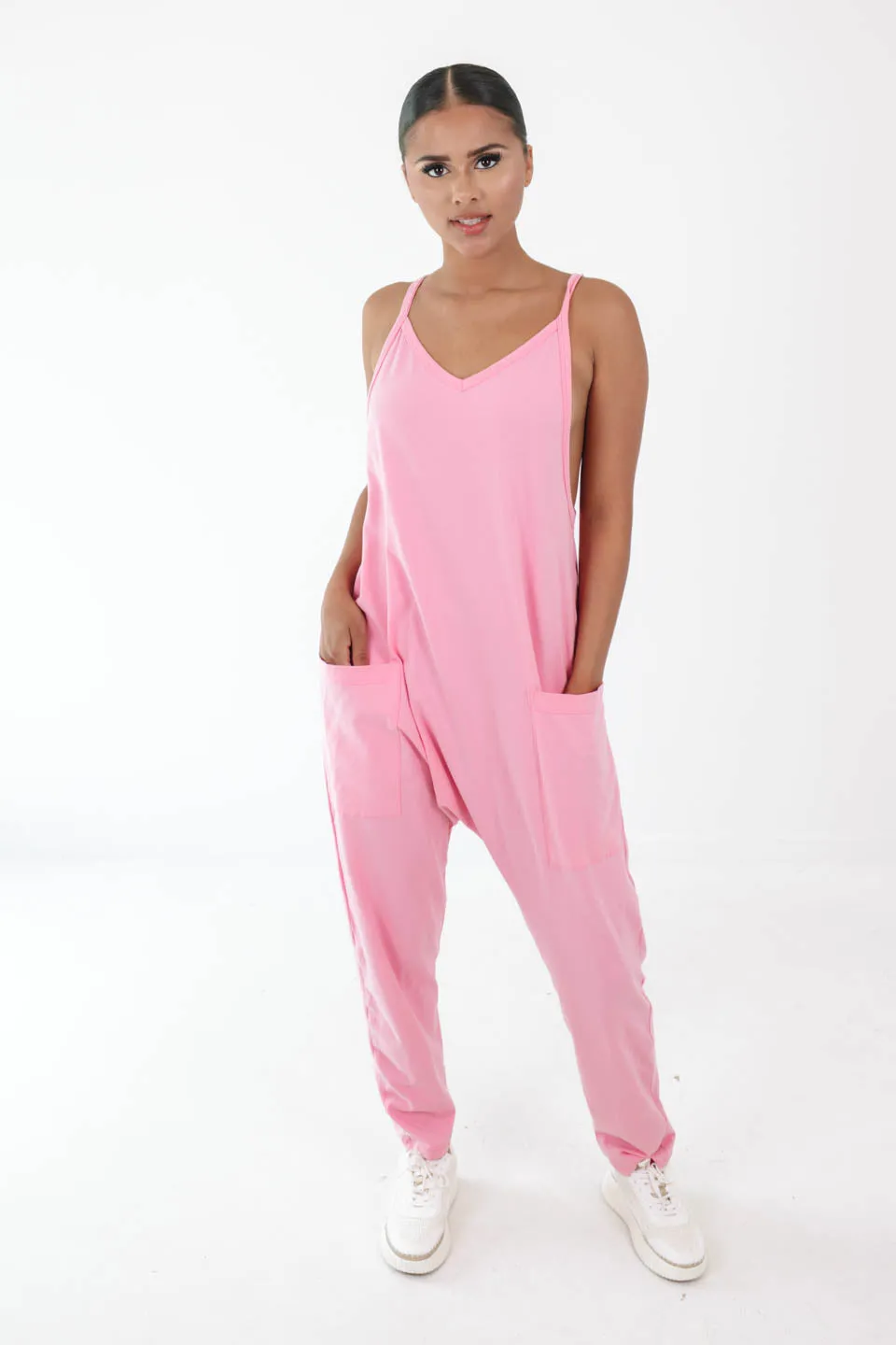 Early Bird Jumpsuit - Pink