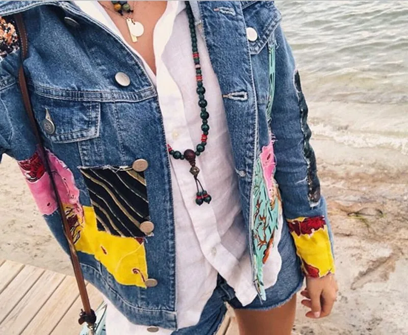 Embroidered Denim Jacket