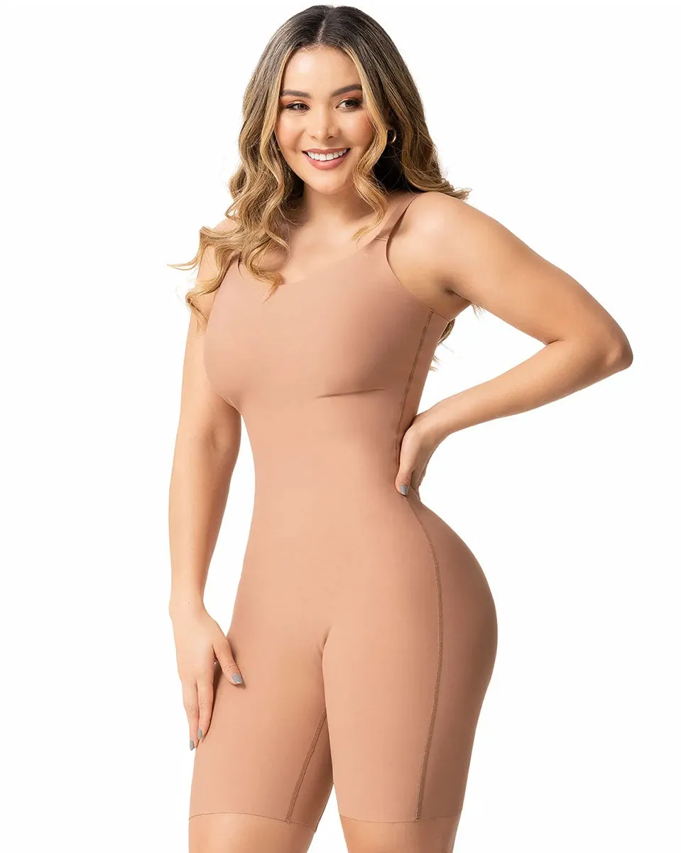 Fajas Sonryse Seamless Jumpsuit Buttlifter Tummy Control Shapewear