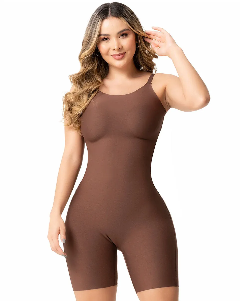 Fajas Sonryse Seamless Jumpsuit Buttlifter Tummy Control Shapewear