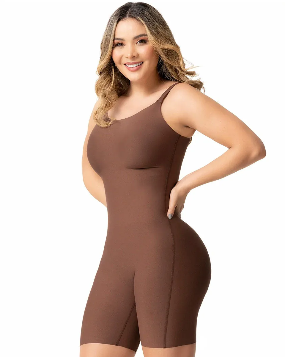 Fajas Sonryse Seamless Jumpsuit Buttlifter Tummy Control Shapewear