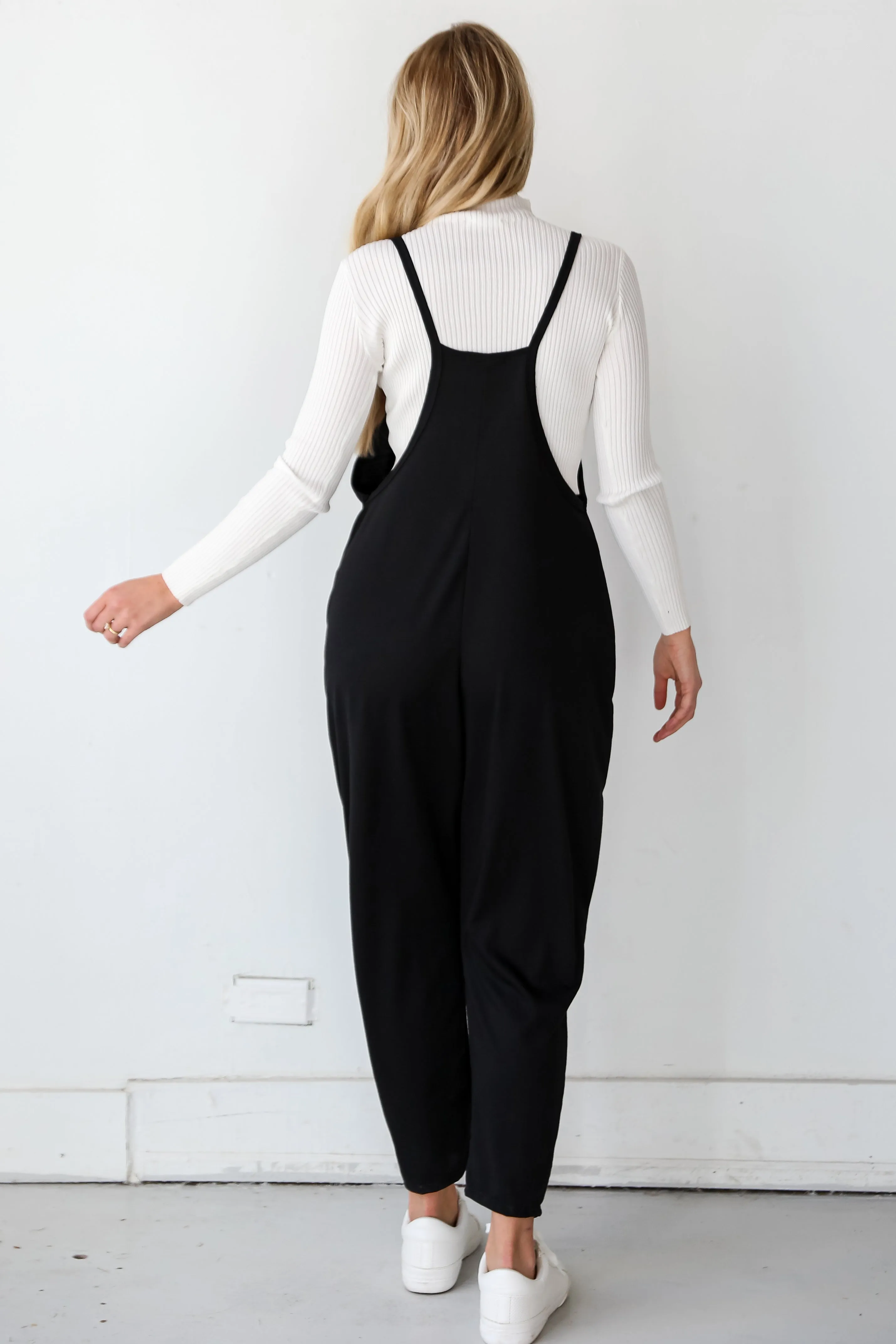 FINAL SALE - Modern Possibilities Black Jumpsuit