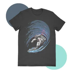 Galactic Rider 'Space Surfing' Men's Cotton Tee