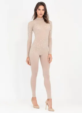 Glow Getter Sheer Embellished Jumpsui