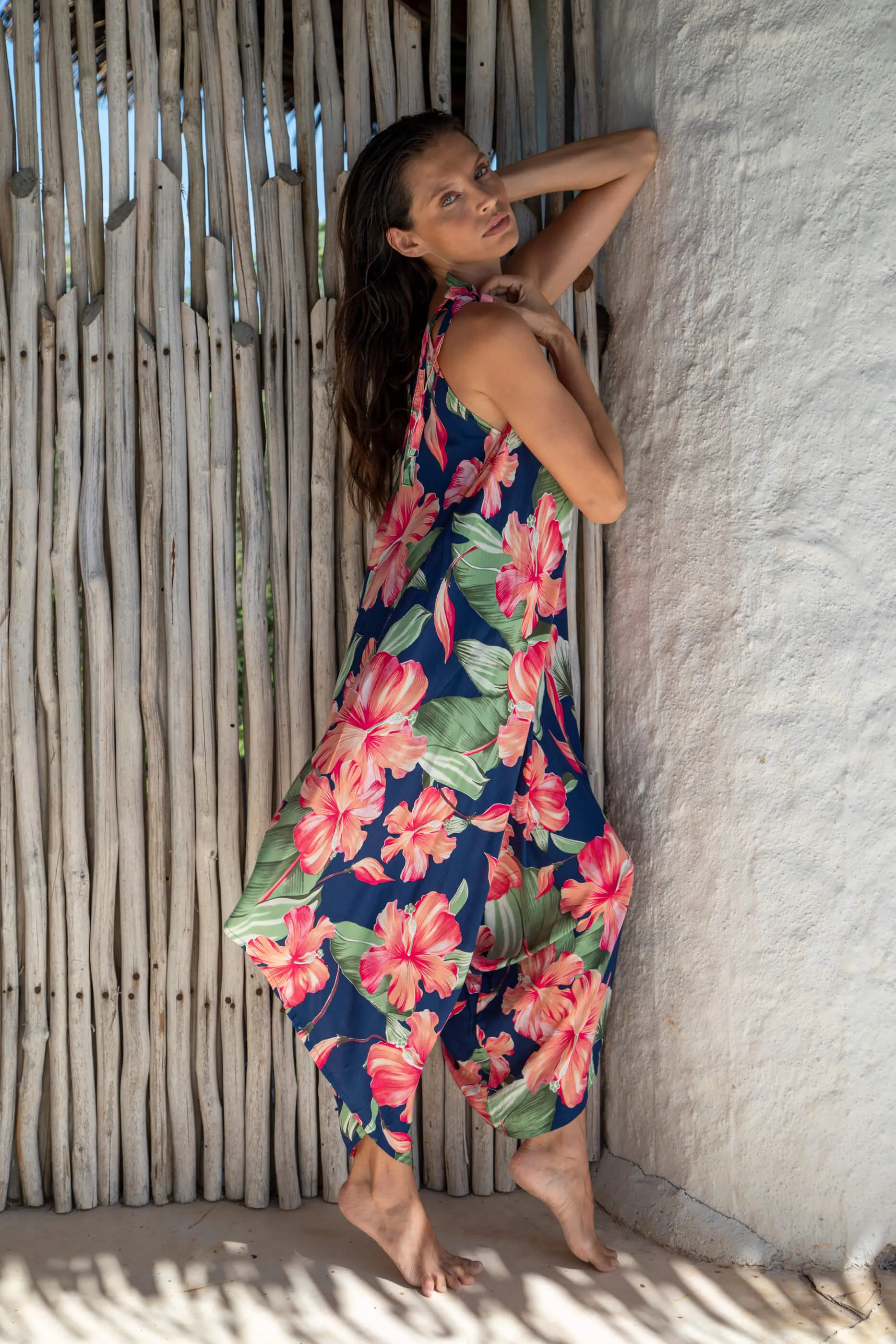 Gypsy Jumpsuit in Premium St Barts Navy