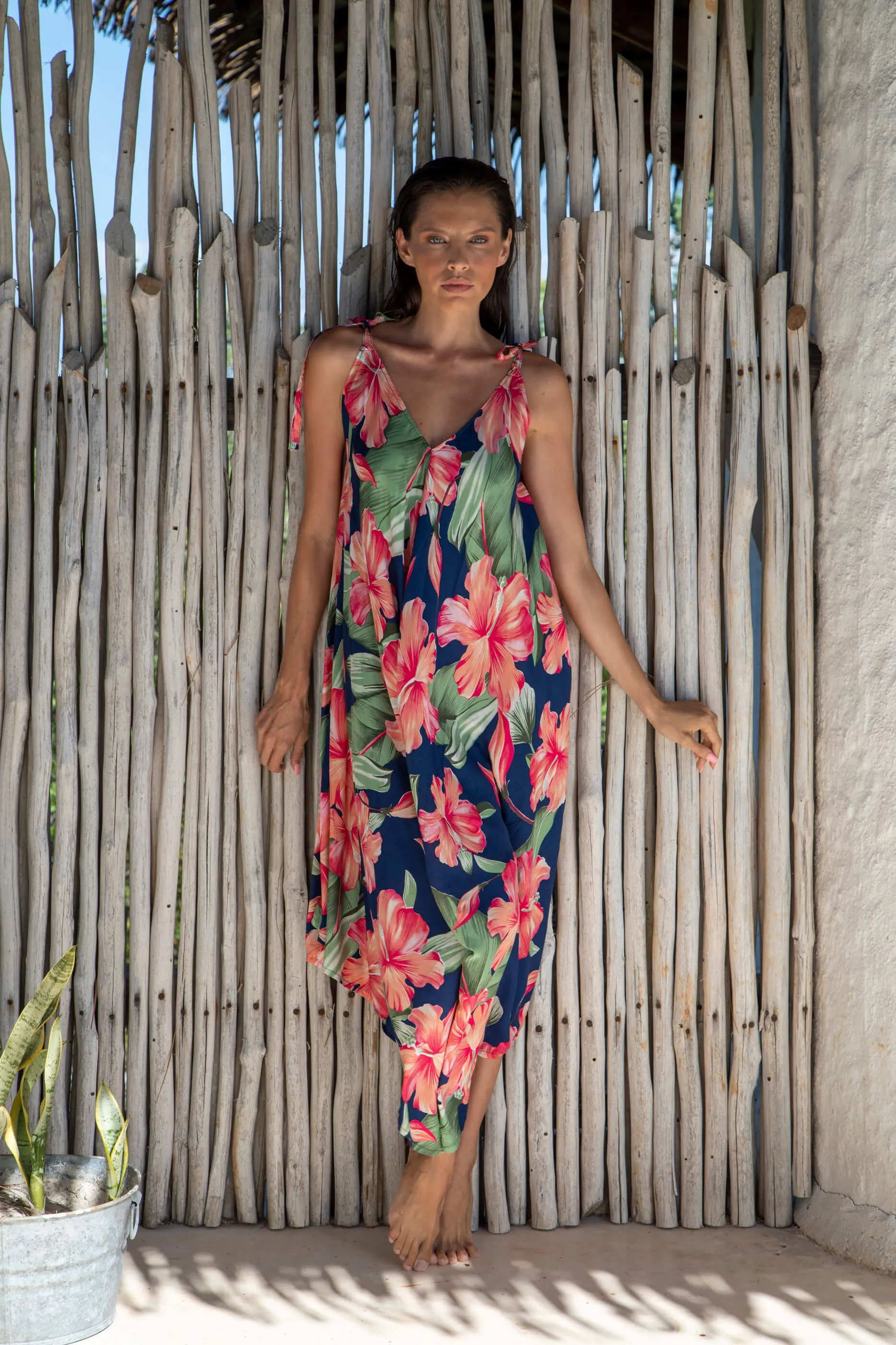 Gypsy Jumpsuit in Premium St Barts Navy