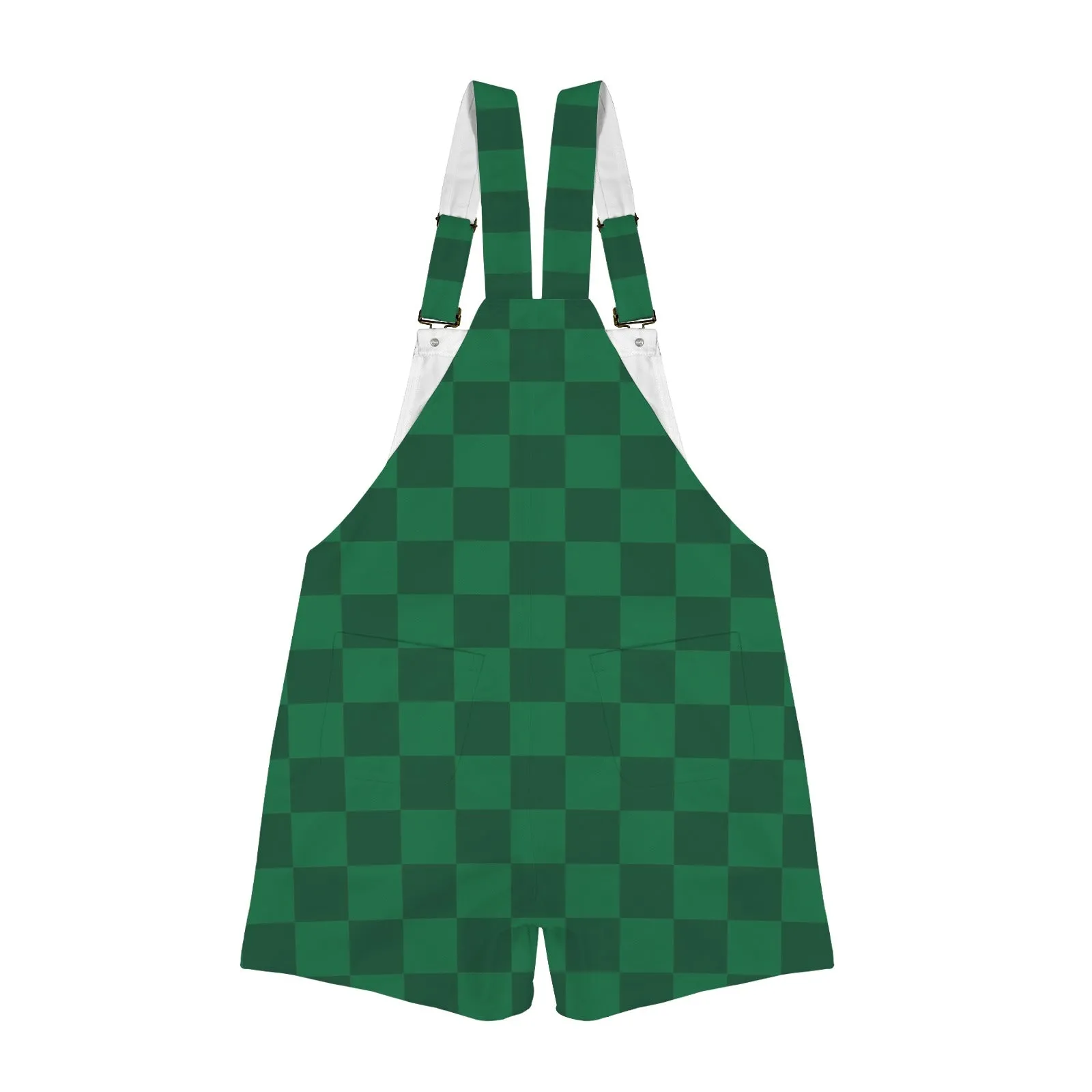 Holiday Checkers Unisex Shorts Suspender Jumpsuit (Model L78)