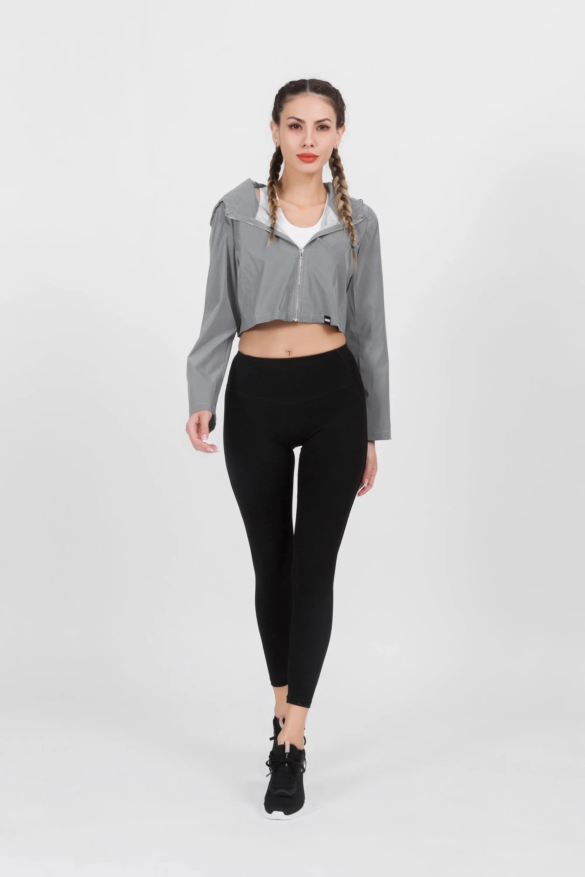 Hooded Cropped Jacket