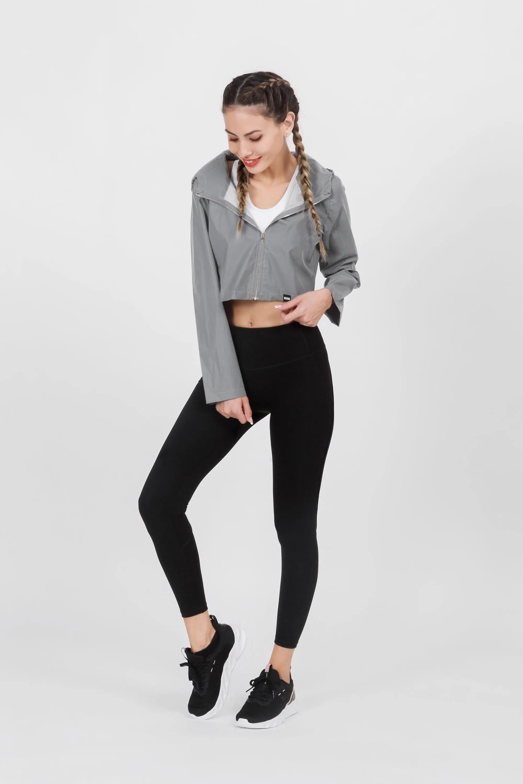 Hooded Cropped Jacket