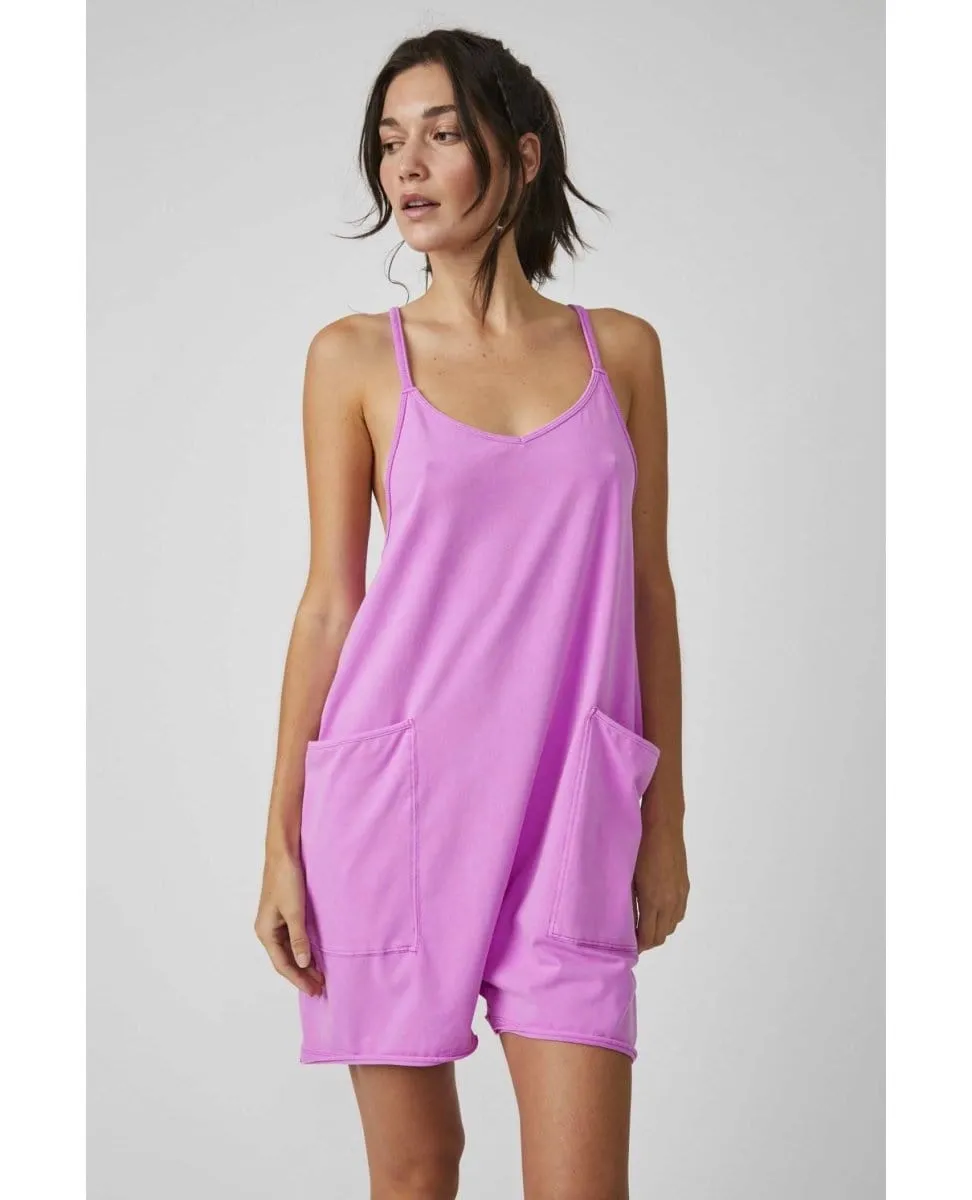 Hot Shot Romper Neon Magenta