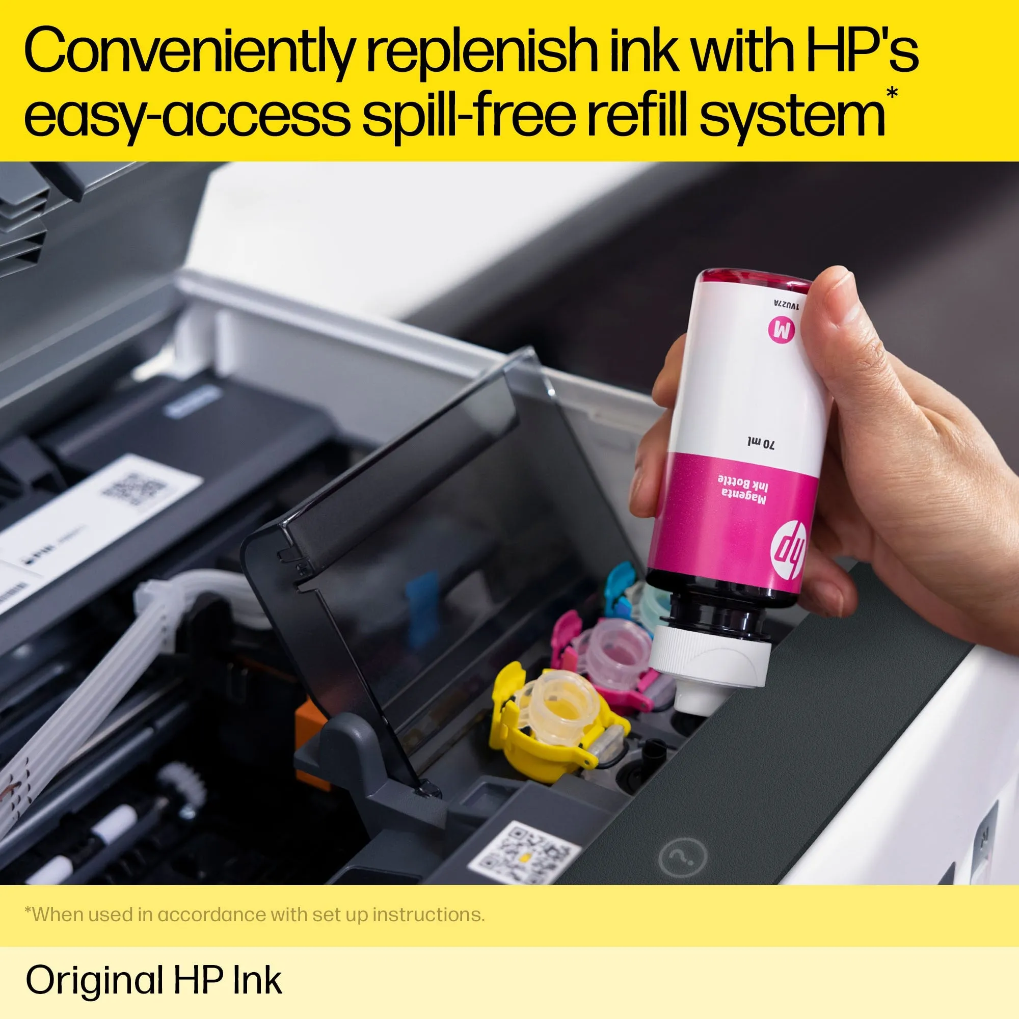 Hp 31 - 70 Ml - Yellow - Original - Ink Refill - For Smart Tank 51Xx, 67X, 70Xx, 73Xx, 750, 76Xx, Smart Tank Plus 55X, 5