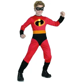 Incredibles Dash Costume Boys Classic Child Kids Jumpsuit