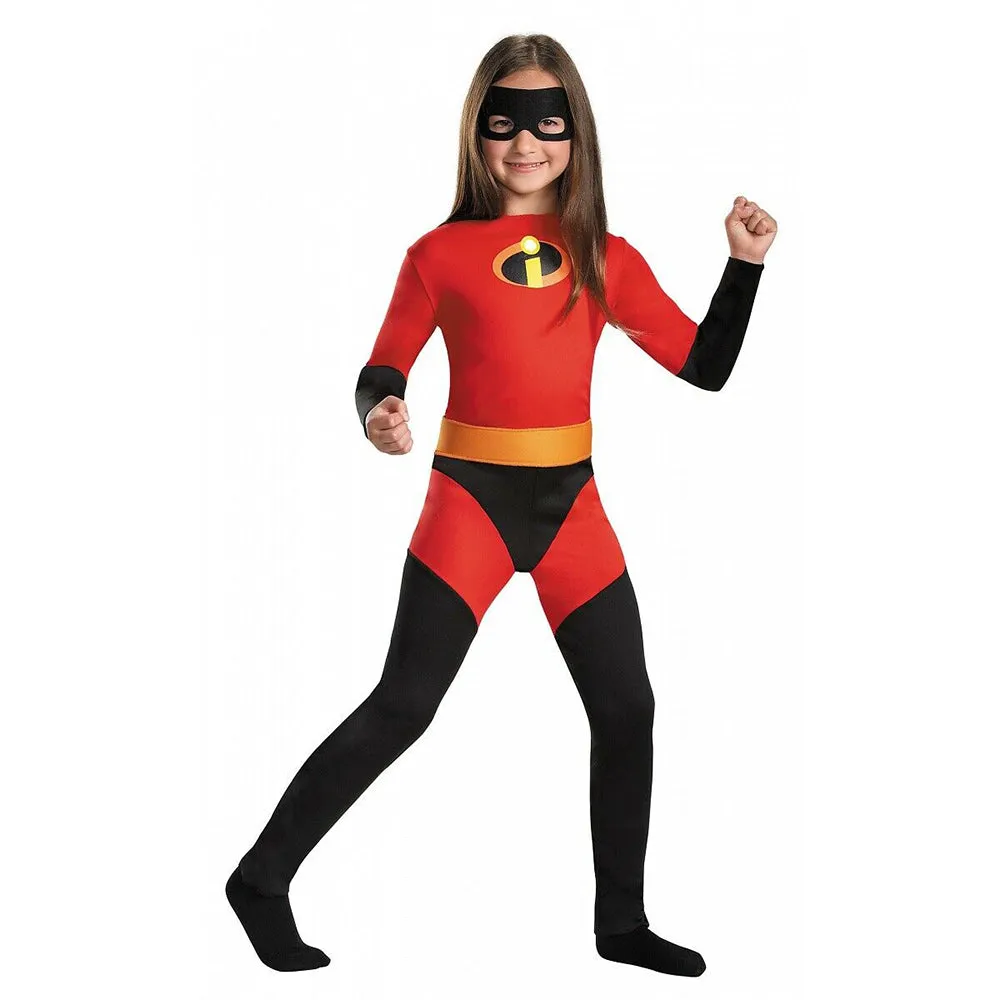 Incredibles Violet Costume Girls Classic Kids Child Jumpsuit