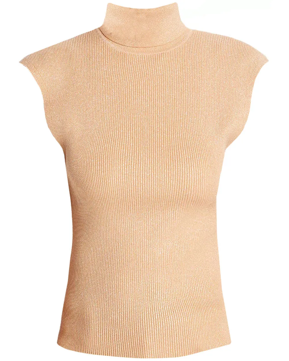 Jasper Silver Sleeveless Amara Turtleneck