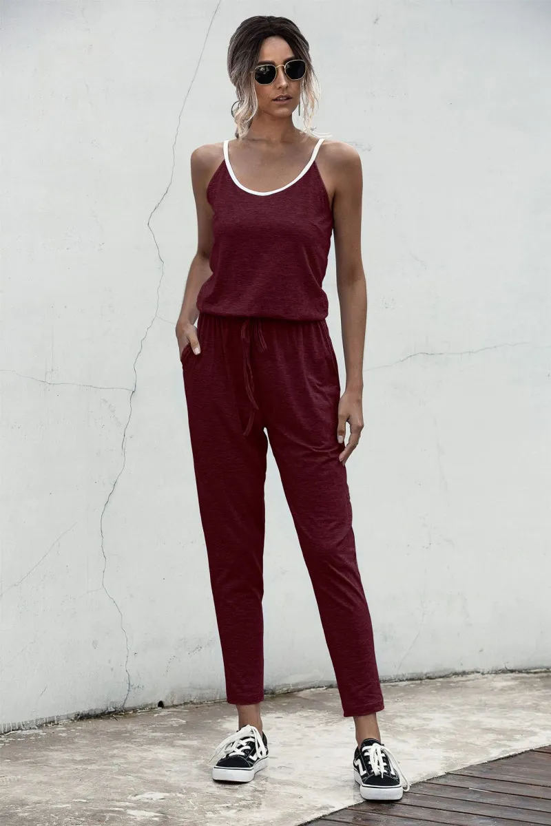 Jaylin Contrast Cami Jumpsuit