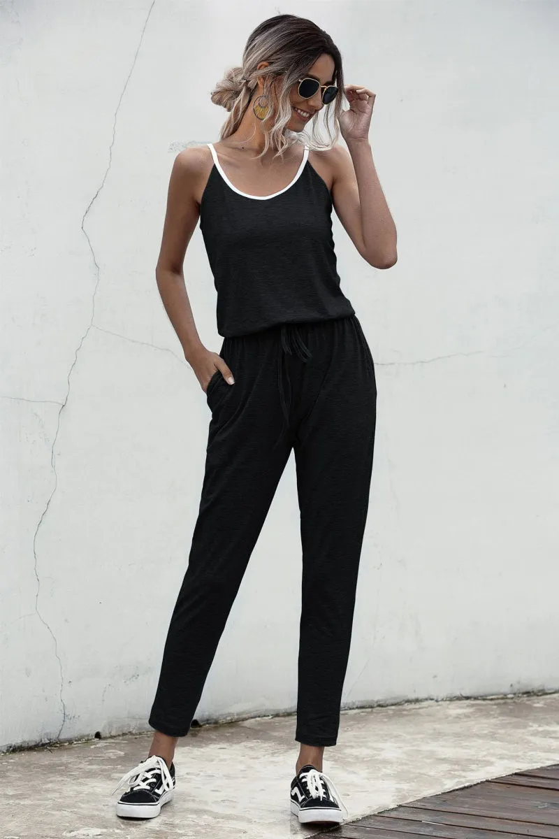 Jaylin Contrast Cami Jumpsuit