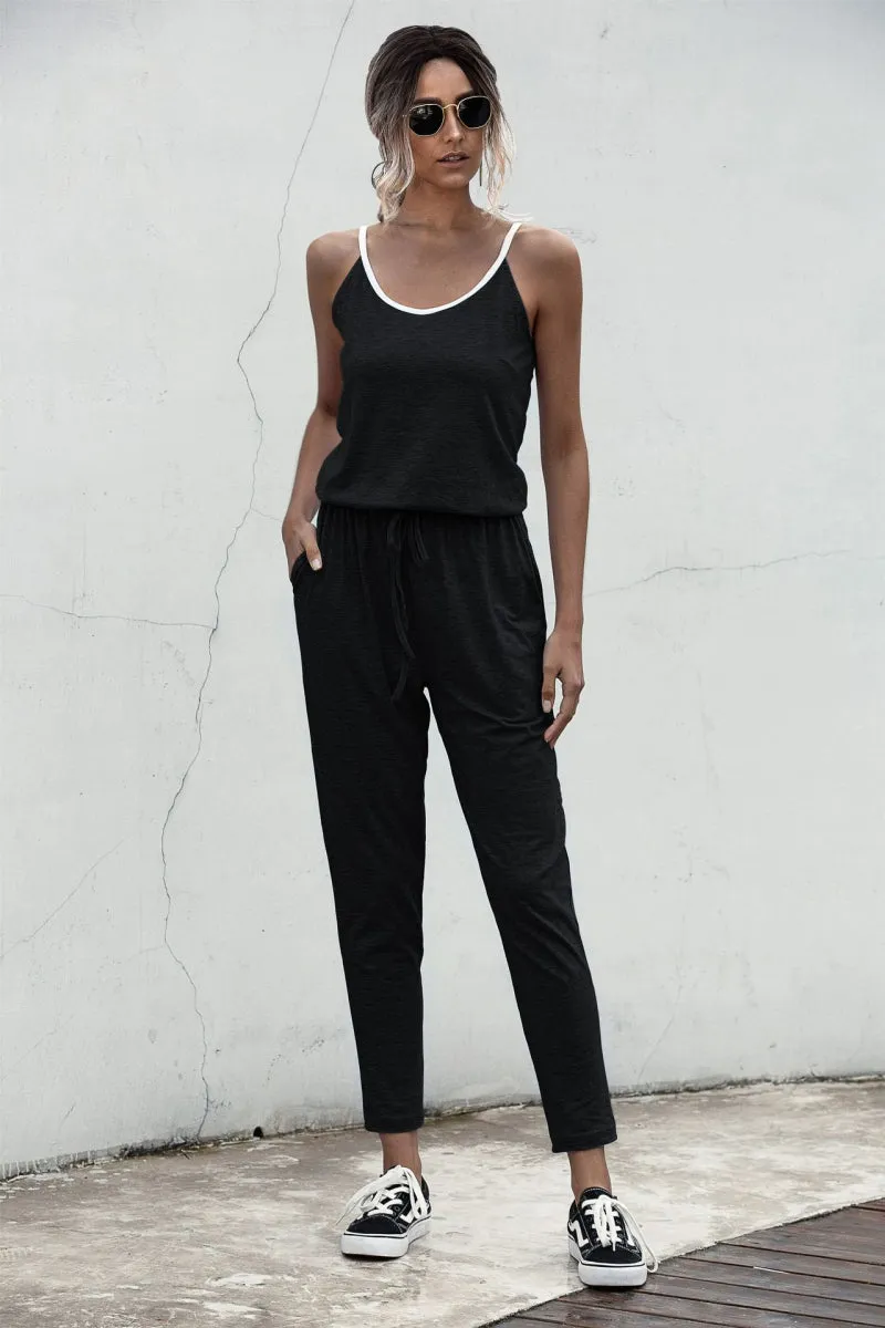 Jaylin Contrast Cami Jumpsuit